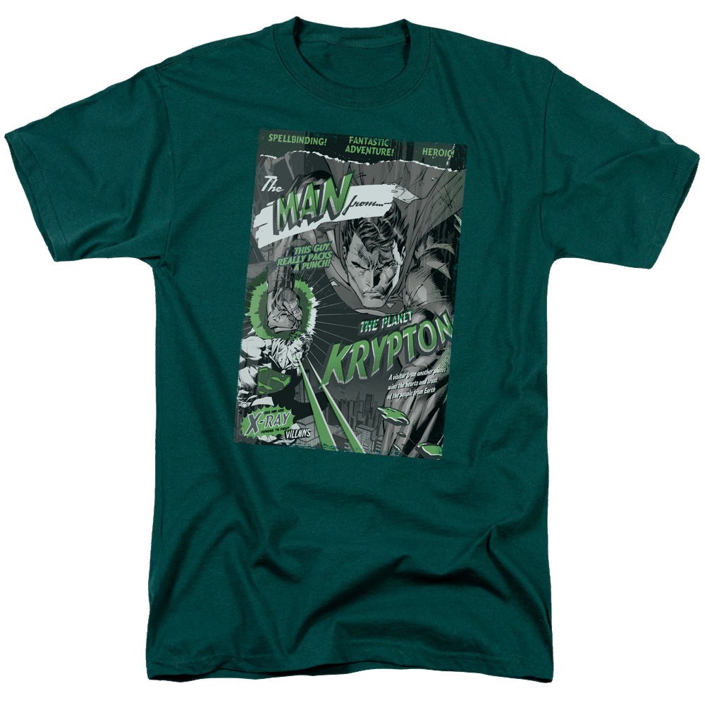 Superman The Man From Krypton - Men's Regular Fit T-Shirt Men's Regular Fit T-Shirt Superman