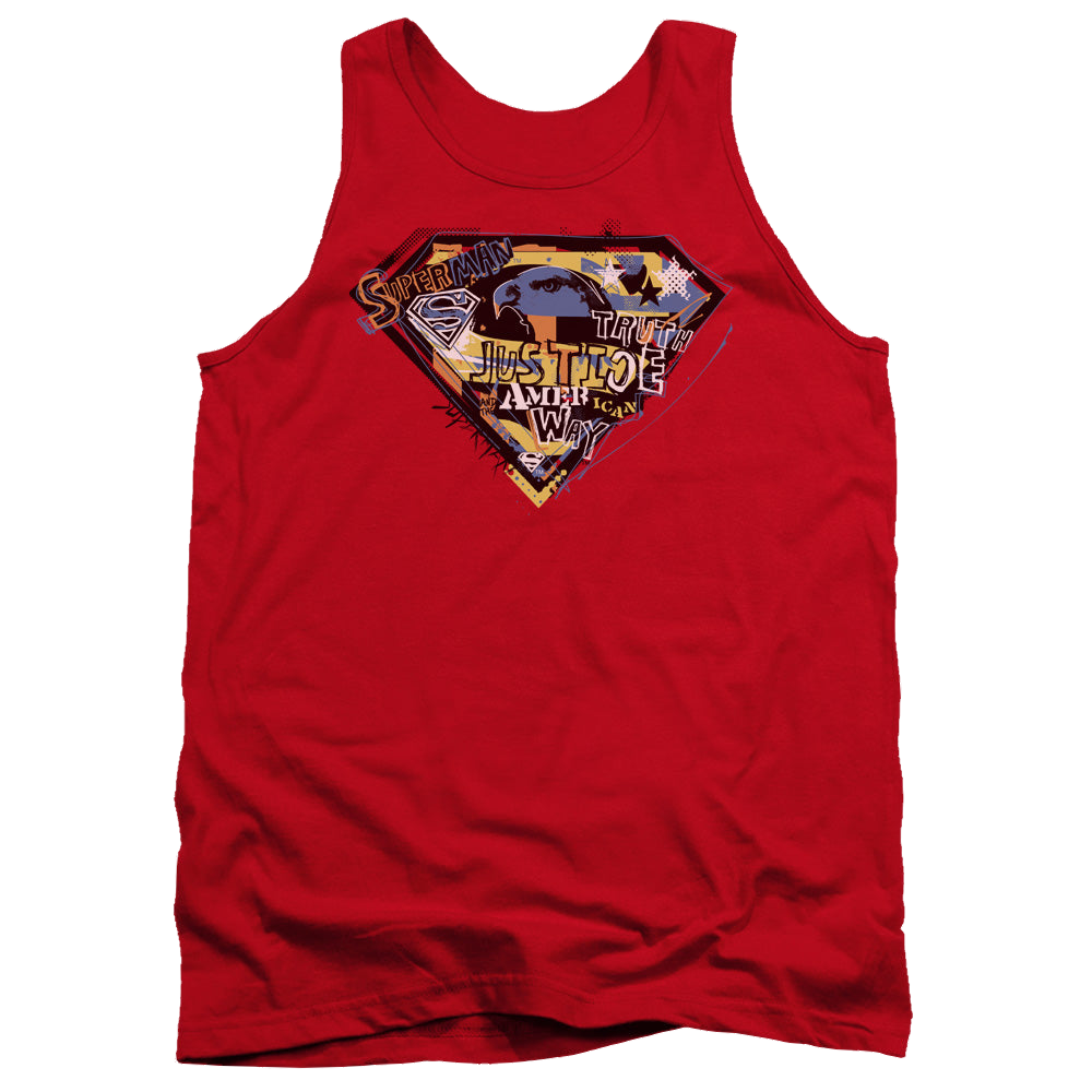 Superman American Way - Men's Tank Top Men's Tank Superman