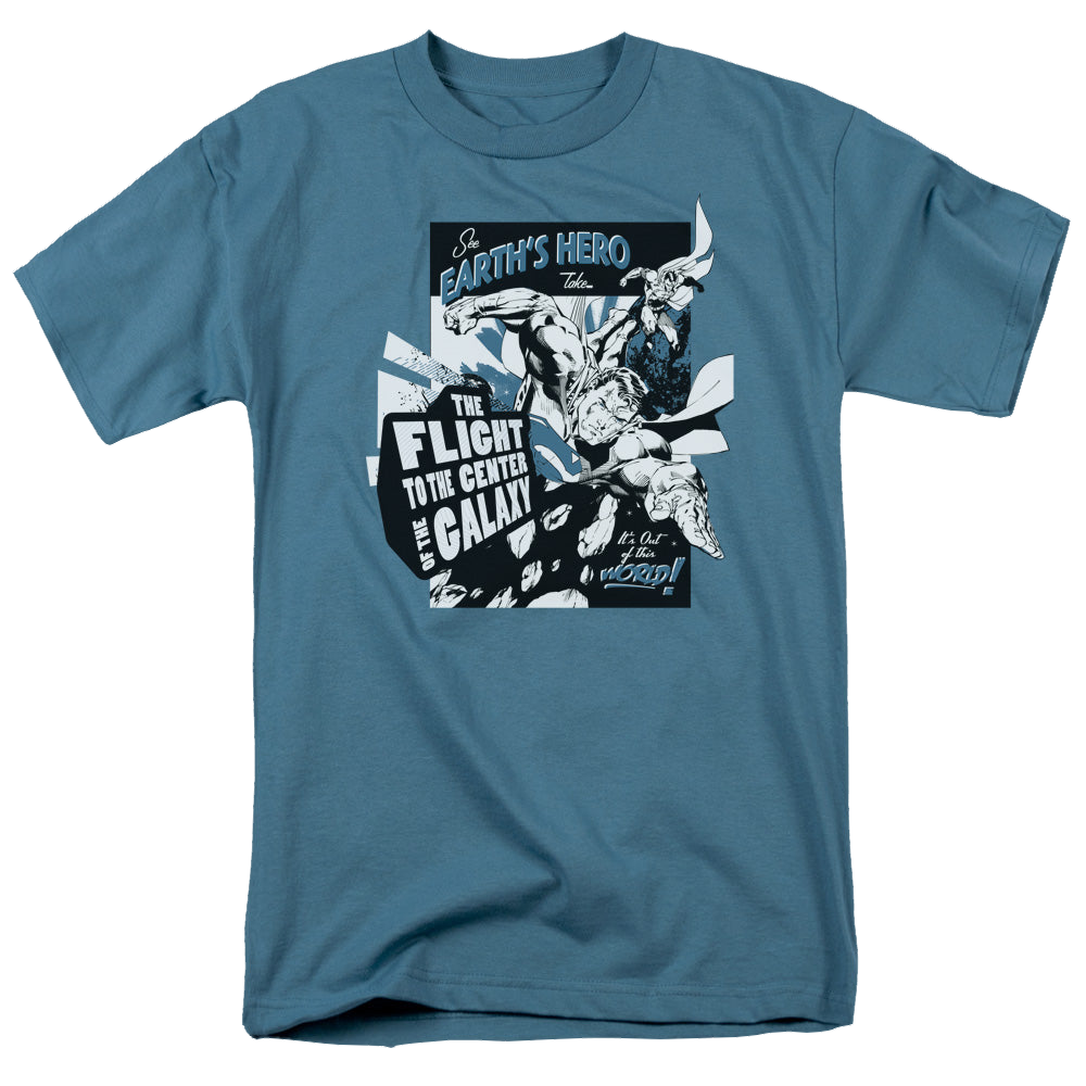 Superman Center Of The Galaxy - Men's Regular Fit T-Shirt Men's Regular Fit T-Shirt Superman