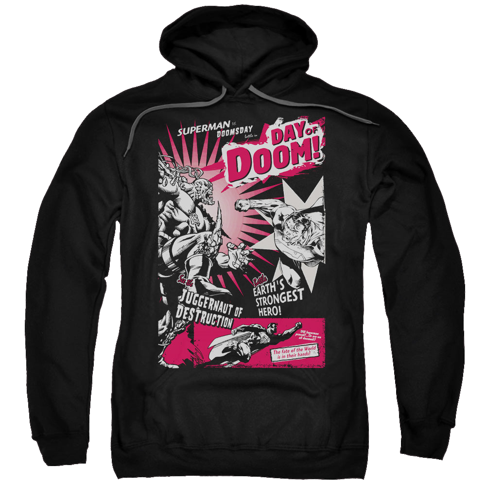 Superman Day Of Doom - Pullover Hoodie Pullover Hoodie Superman