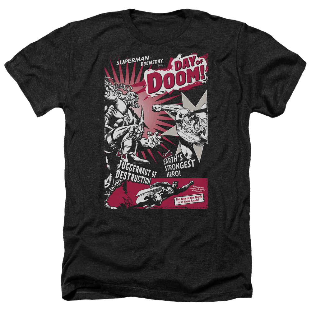 Superman Day Of Doom - Men's Heather T-Shirt Men's Heather T-Shirt Superman