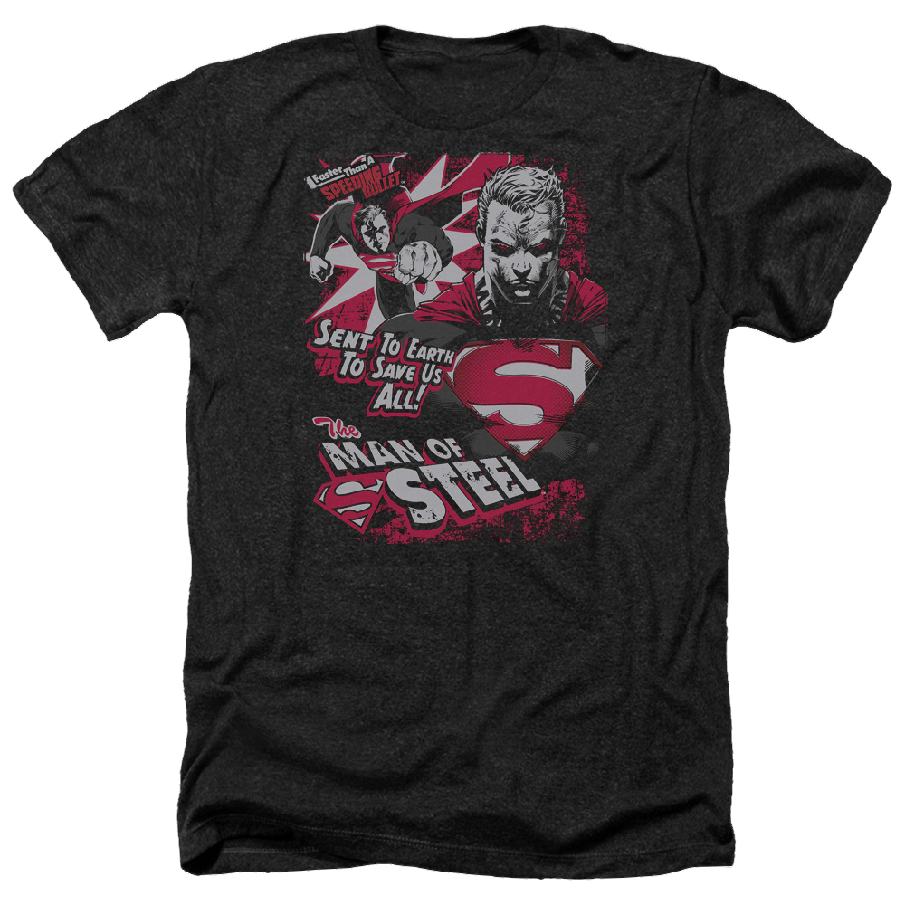 Superman Save Us All - Men's Heather T-Shirt Men's Heather T-Shirt Superman