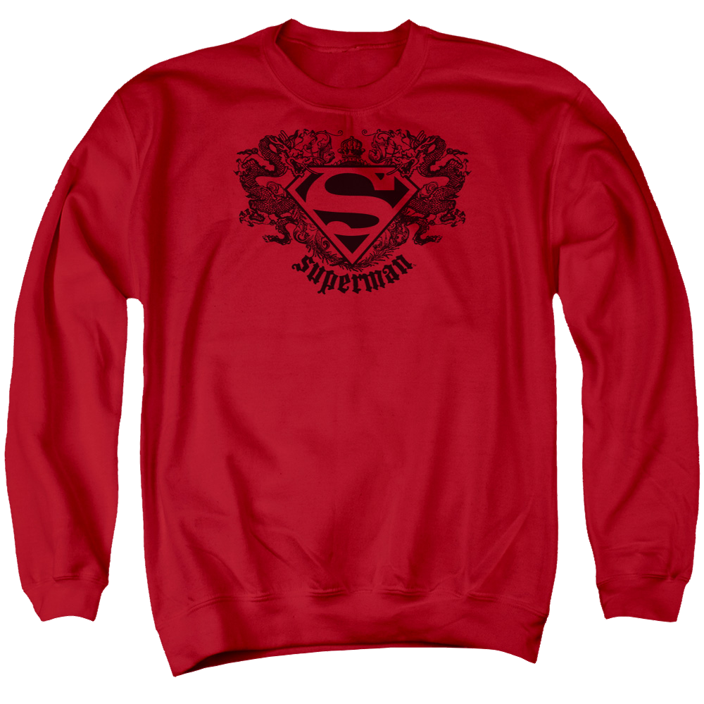 Superman Superman Dragon - Men's Crewneck Sweatshirt Men's Crewneck Sweatshirt Superman