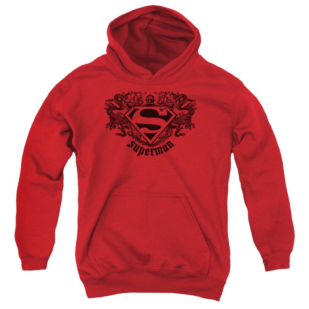 Superman Superman Dragon - Youth Hoodie Youth Hoodie (Ages 8-12) Superman