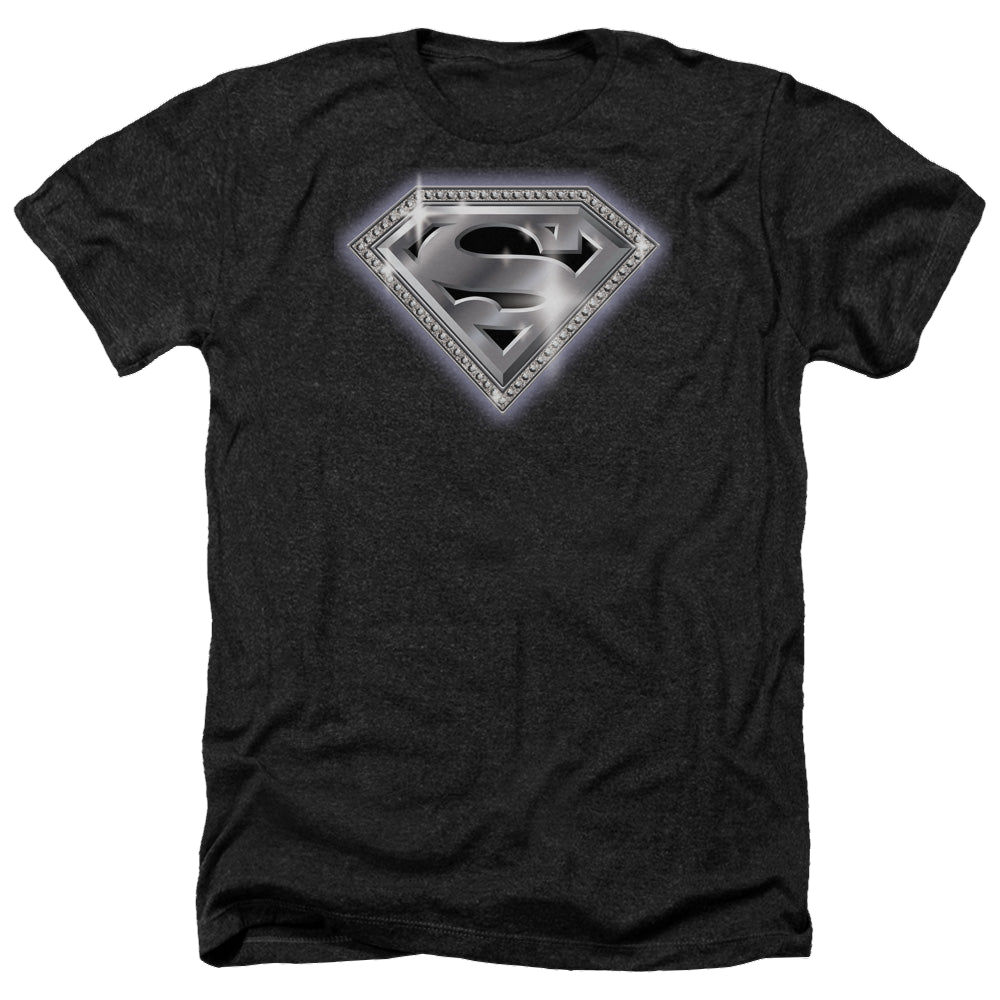 Superman Bling Shield - Men's Heather T-Shirt Men's Heather T-Shirt Superman