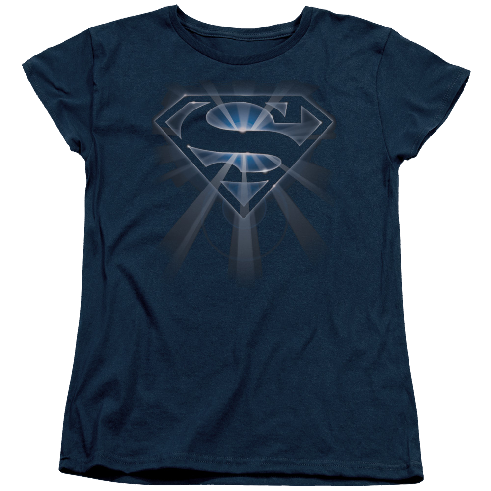 Superman Glowing Shield - Women's T-Shirt Women's T-Shirt Superman