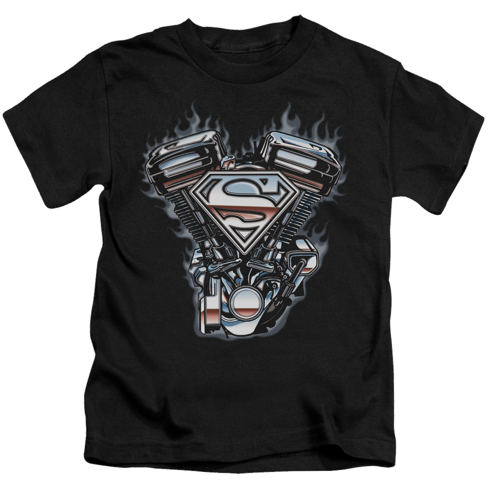 Superman V Twin Logo - Kid's T-Shirt Kid's T-Shirt (Ages 4-7) Superman
