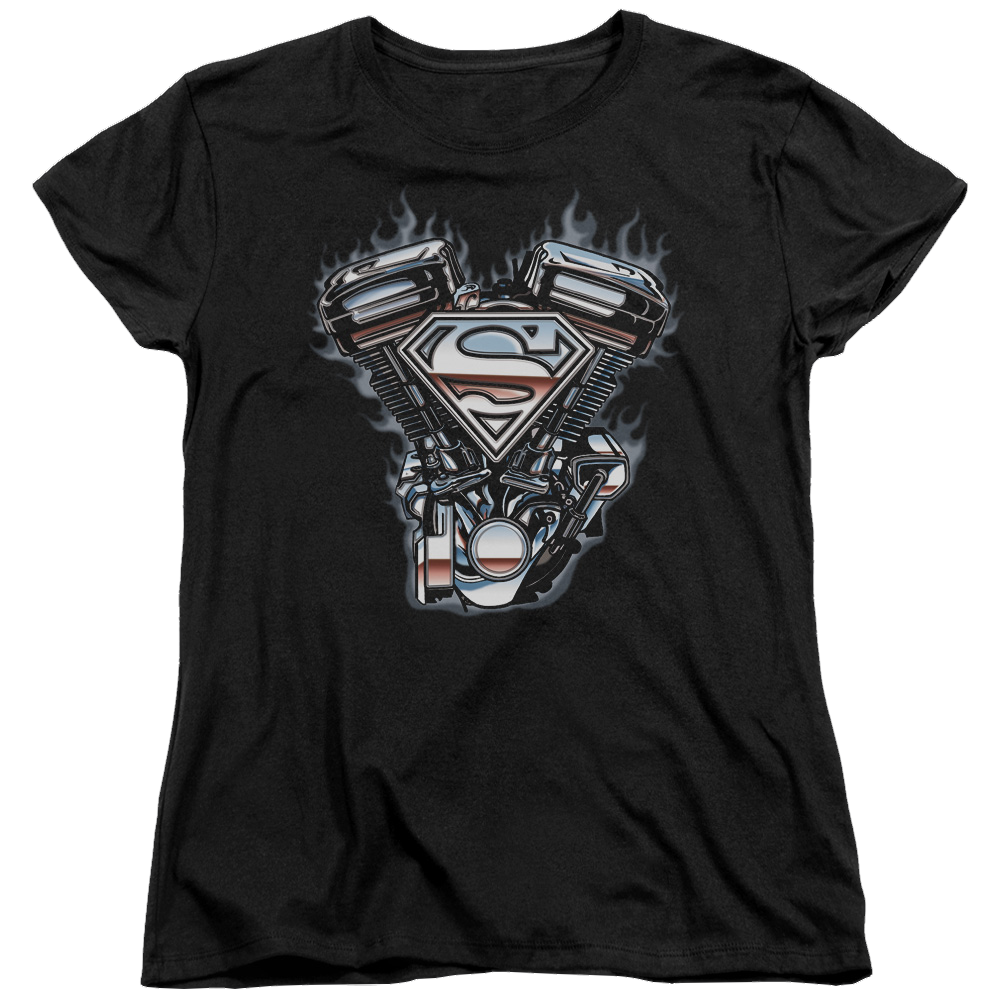 Superman V Twin Logo - Women's T-Shirt Women's T-Shirt Superman