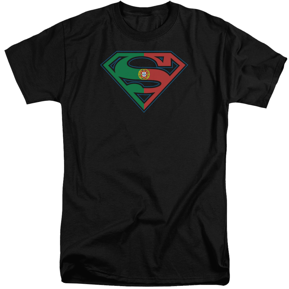 Superman Portugal Shield - Men's Tall Fit T-Shirt Men's Tall Fit T-Shirt Superman