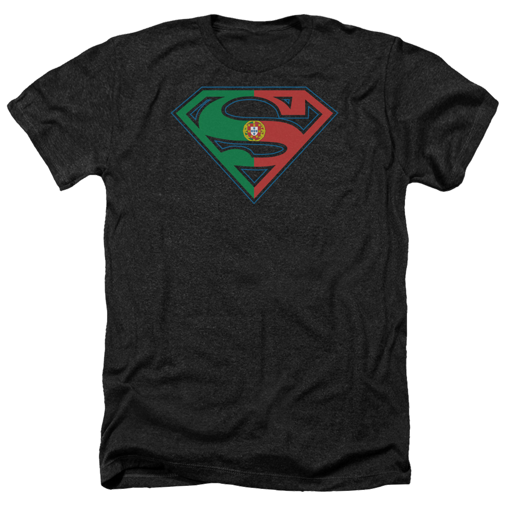 Superman Portugal Shield - Men's Heather T-Shirt Men's Heather T-Shirt Superman