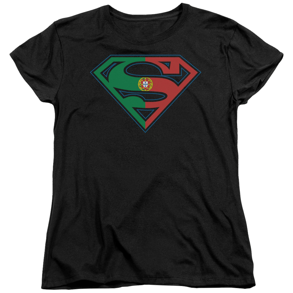 Superman Portugal Shield - Women's T-Shirt Women's T-Shirt Superman