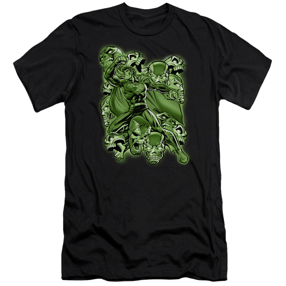 Superman Metallo Mayhem - Men's Premium Slim Fit T-Shirt Men's Premium Slim Fit T-Shirt Superman