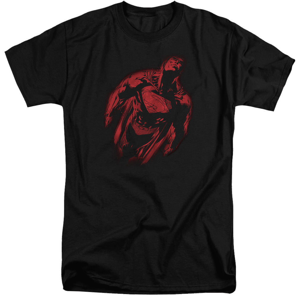 Superman Sprayed Supes - Men's Tall Fit T-Shirt Men's Tall Fit T-Shirt Superman