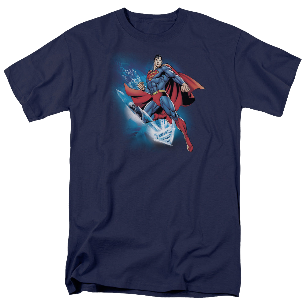 Superman Crystallize - Men's Regular Fit T-Shirt Men's Regular Fit T-Shirt Superman