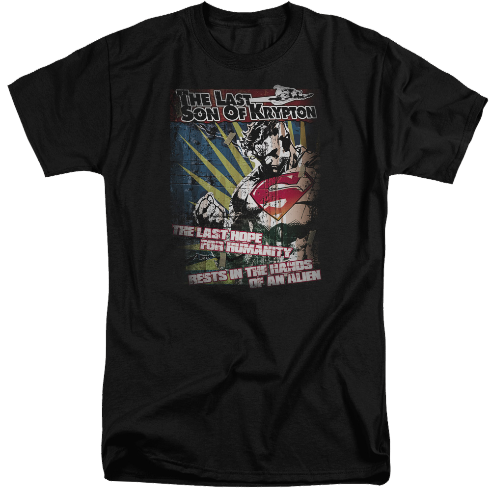 Superman Last Hope - Men's Tall Fit T-Shirt Men's Tall Fit T-Shirt Superman