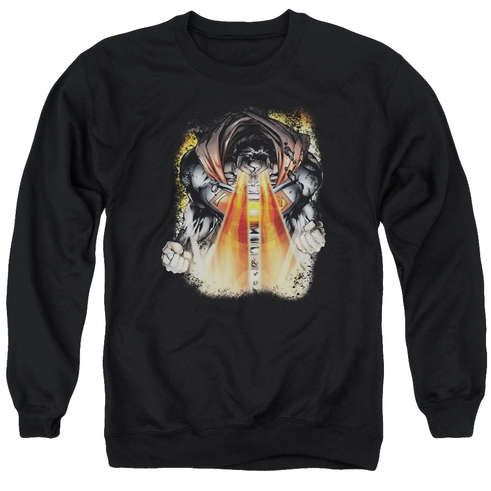 Superman Cover 218 - Men's Crewneck Sweatshirt Men's Crewneck Sweatshirt Superman
