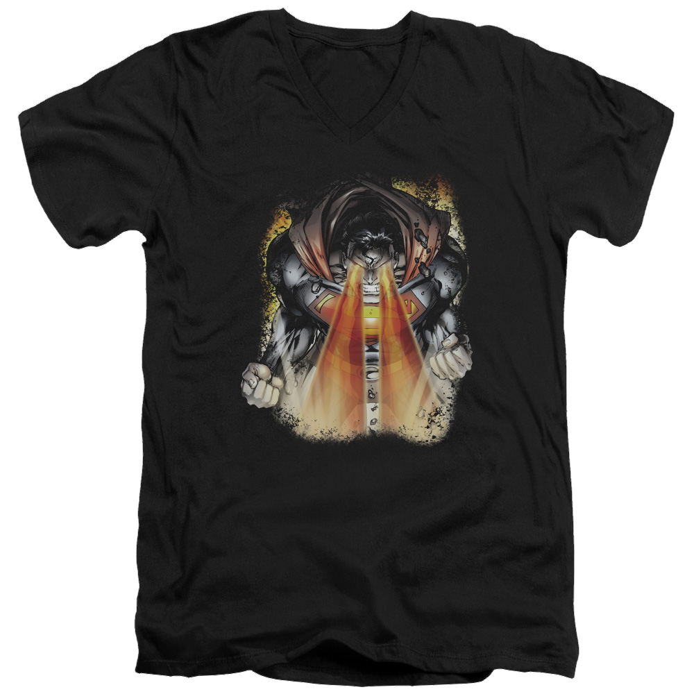 Superman Cover 218 - Men's V-Neck T-Shirt Men's V-Neck T-Shirt Superman