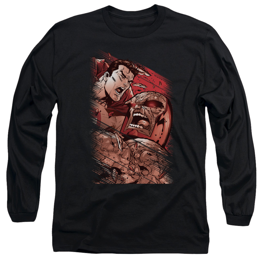 Superman Supes Vs Darkseid - Men's Long Sleeve T-Shirt Men's Long Sleeve T-Shirt Superman