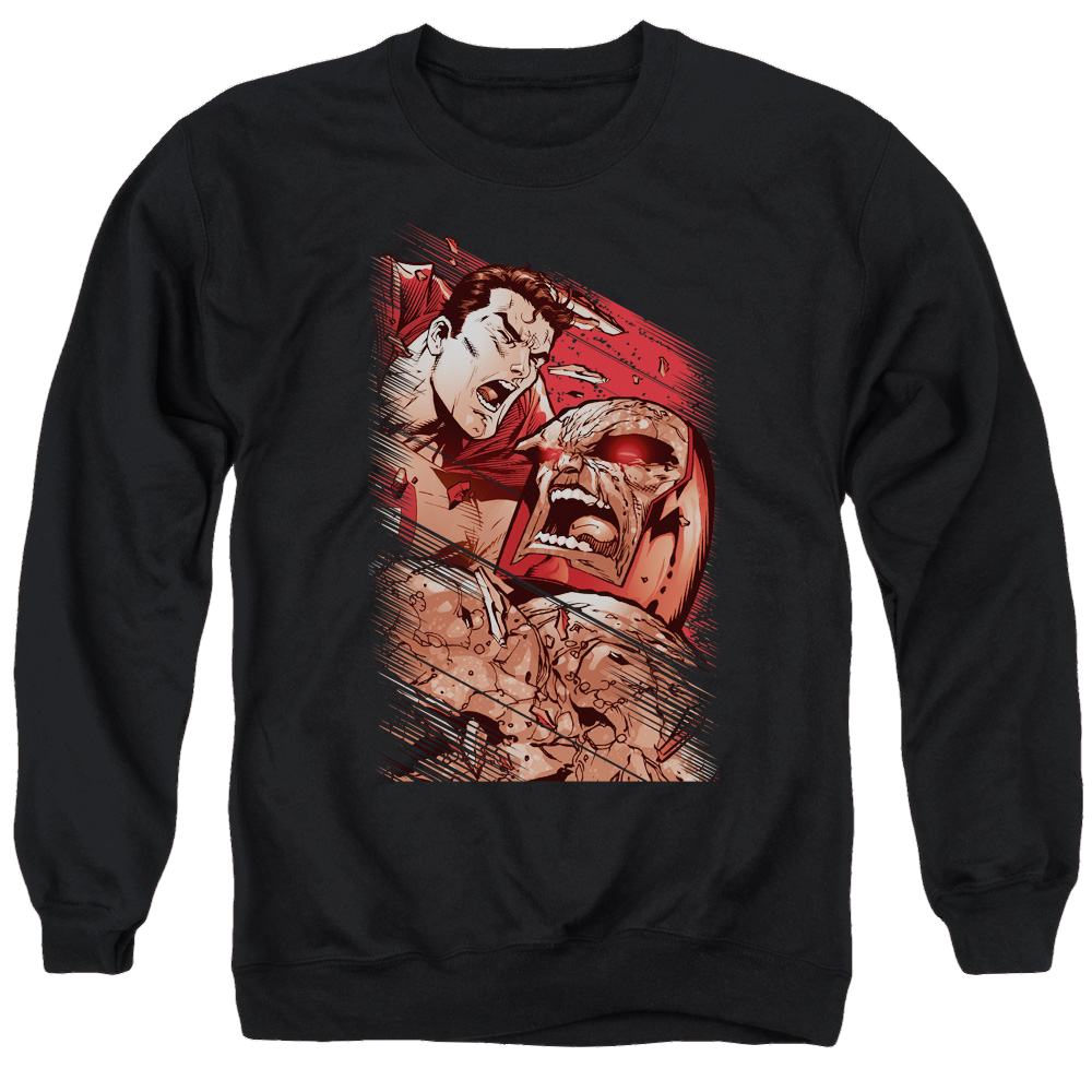 Superman Supes Vs Darkseid - Men's Crewneck Sweatshirt Men's Crewneck Sweatshirt Superman
