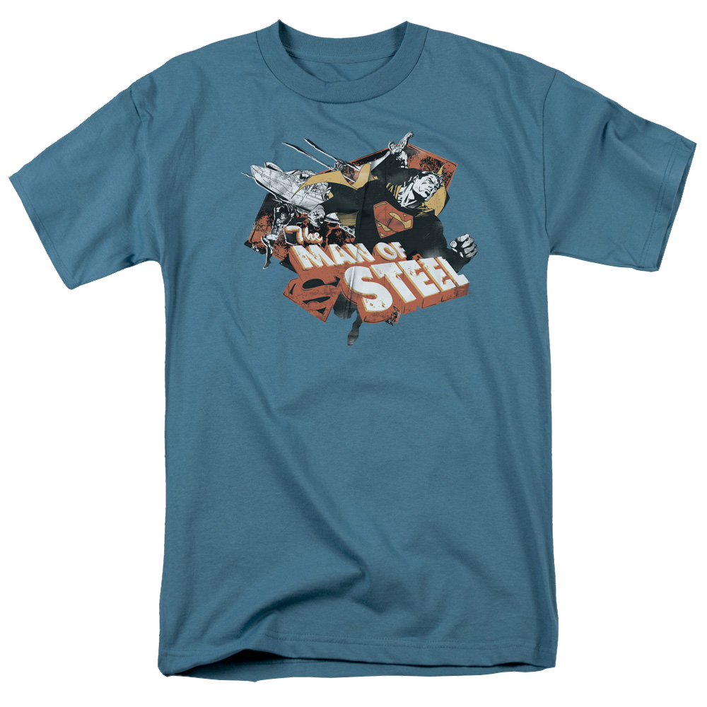 Superman Steel - Men's Regular Fit T-Shirt Men's Regular Fit T-Shirt Superman