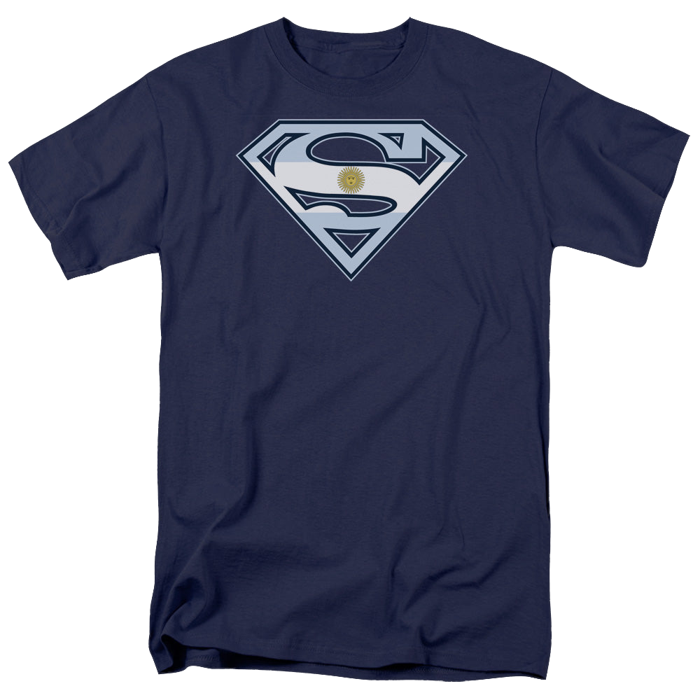 Superman Argentinian Shield - Men's Regular Fit T-Shirt Men's Regular Fit T-Shirt Superman