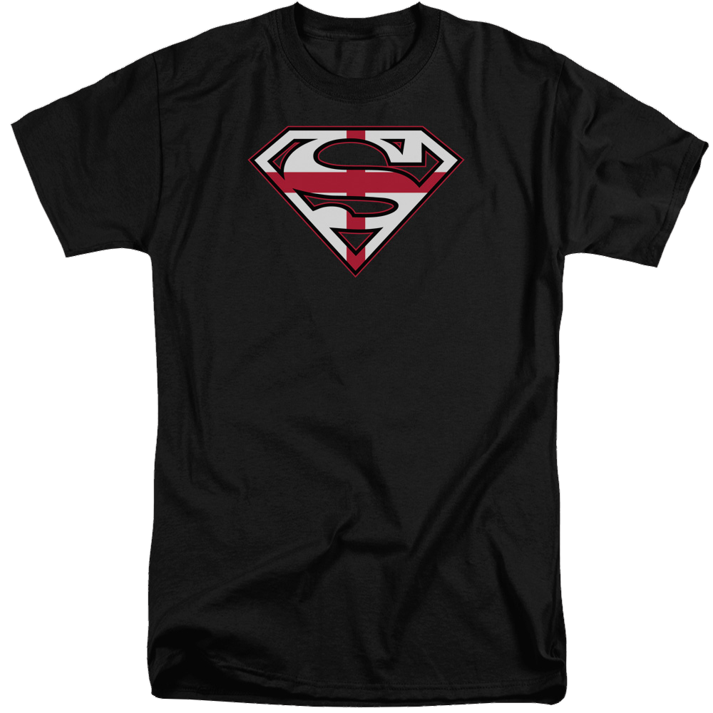Superman English Shield - Men's Tall Fit T-Shirt Men's Tall Fit T-Shirt Superman