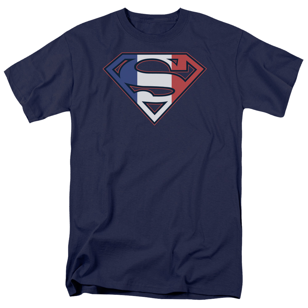 Superman French Shield - Men's Regular Fit T-Shirt Men's Regular Fit T-Shirt Superman