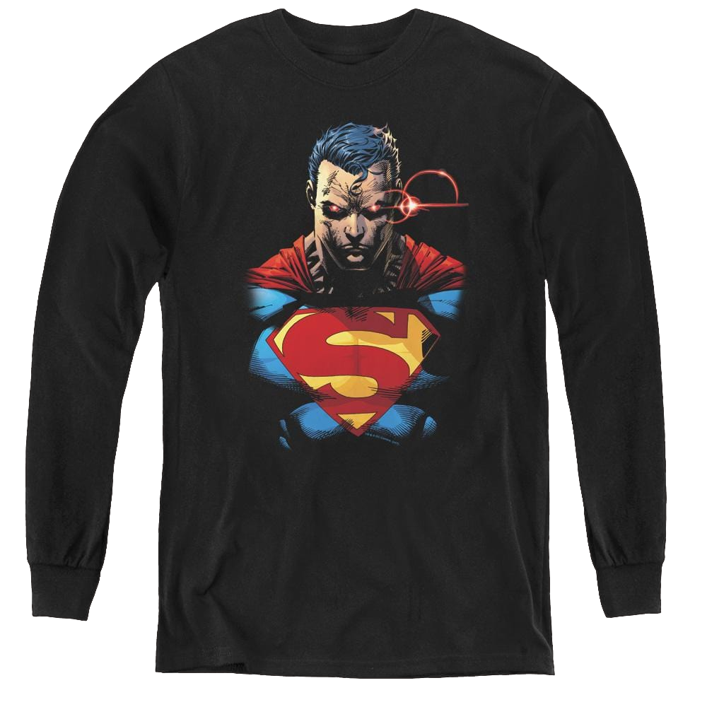 Superman Displeased - Youth Long Sleeve T-Shirt Youth Long Sleeve T-Shirt Superman