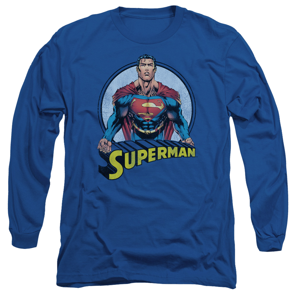 Superman Flying High Again - Men's Long Sleeve T-Shirt Men's Long Sleeve T-Shirt Superman