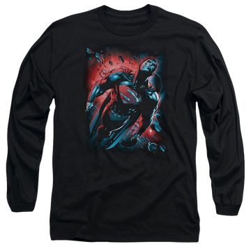 Superman Red Sun - Men's Long Sleeve T-Shirt Men's Long Sleeve T-Shirt Superman