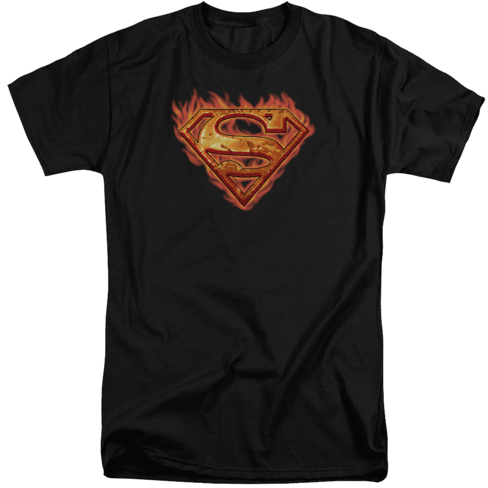 Superman Hot Metal - Men's Tall Fit T-Shirt Men's Tall Fit T-Shirt Superman