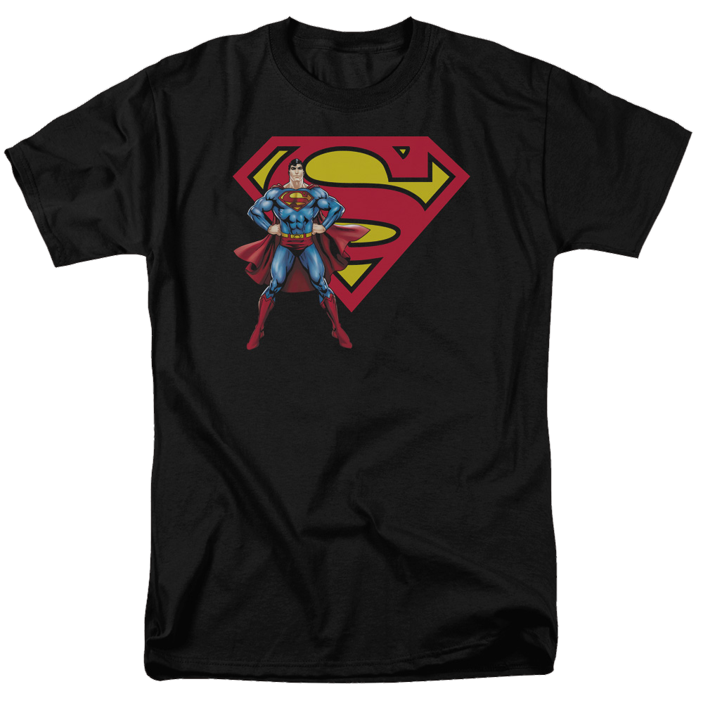 Superman Superman & Logo - Men's Regular Fit T-Shirt Men's Regular Fit T-Shirt Superman
