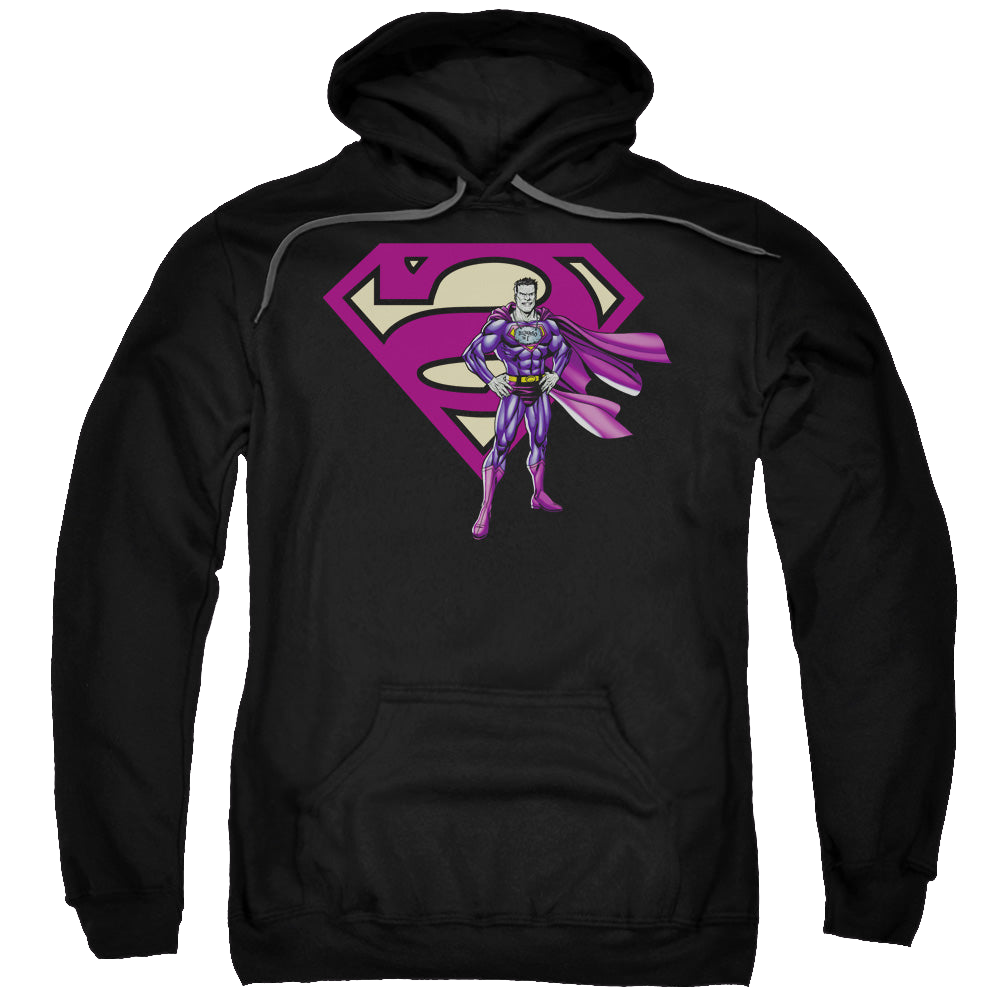 Superman Bizarro & Logo - Pullover Hoodie Pullover Hoodie Superman
