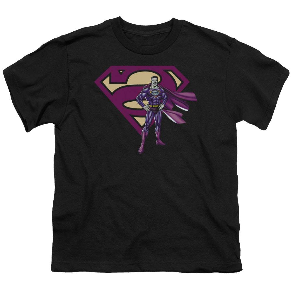 Superman Bizarro & Logo - Youth T-Shirt Youth T-Shirt (Ages 8-12) Superman