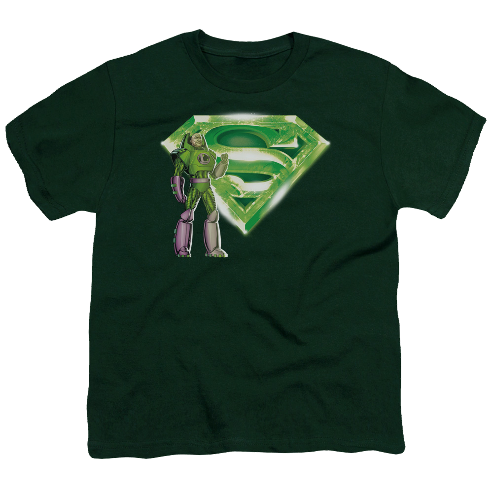 Superman Lex & Kryptonite Logo - Youth T-Shirt Youth T-Shirt (Ages 8-12) Superman