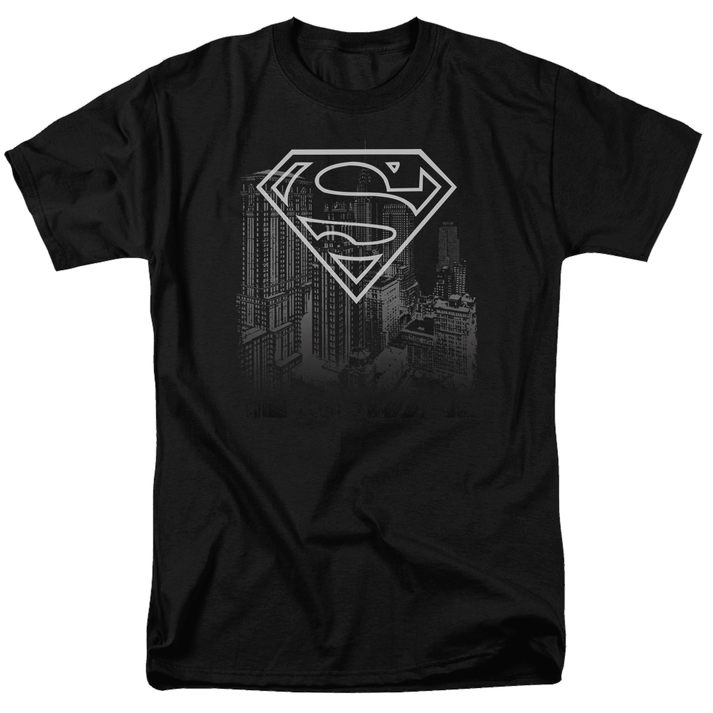 Superman Skyline - Men's Regular Fit T-Shirt Men's Regular Fit T-Shirt Superman