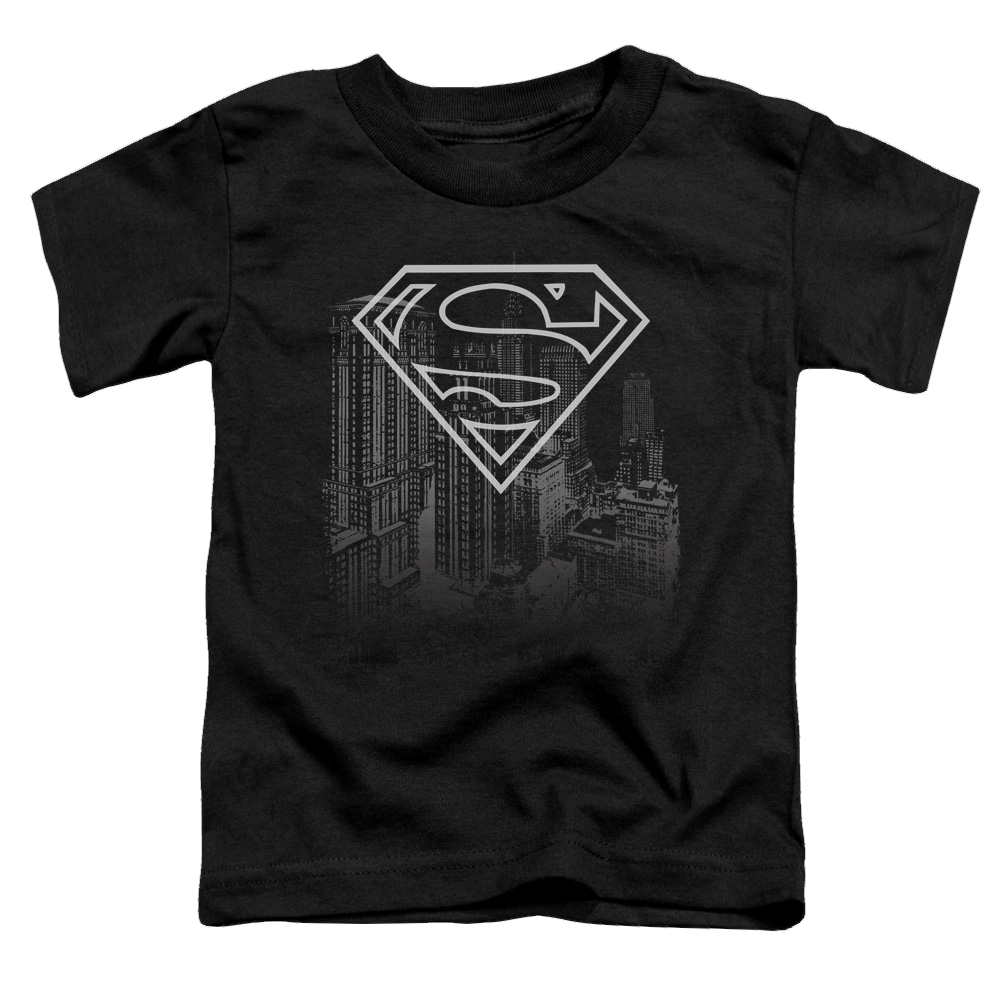 Superman Skyline - Toddler T-Shirt Toddler T-Shirt Superman