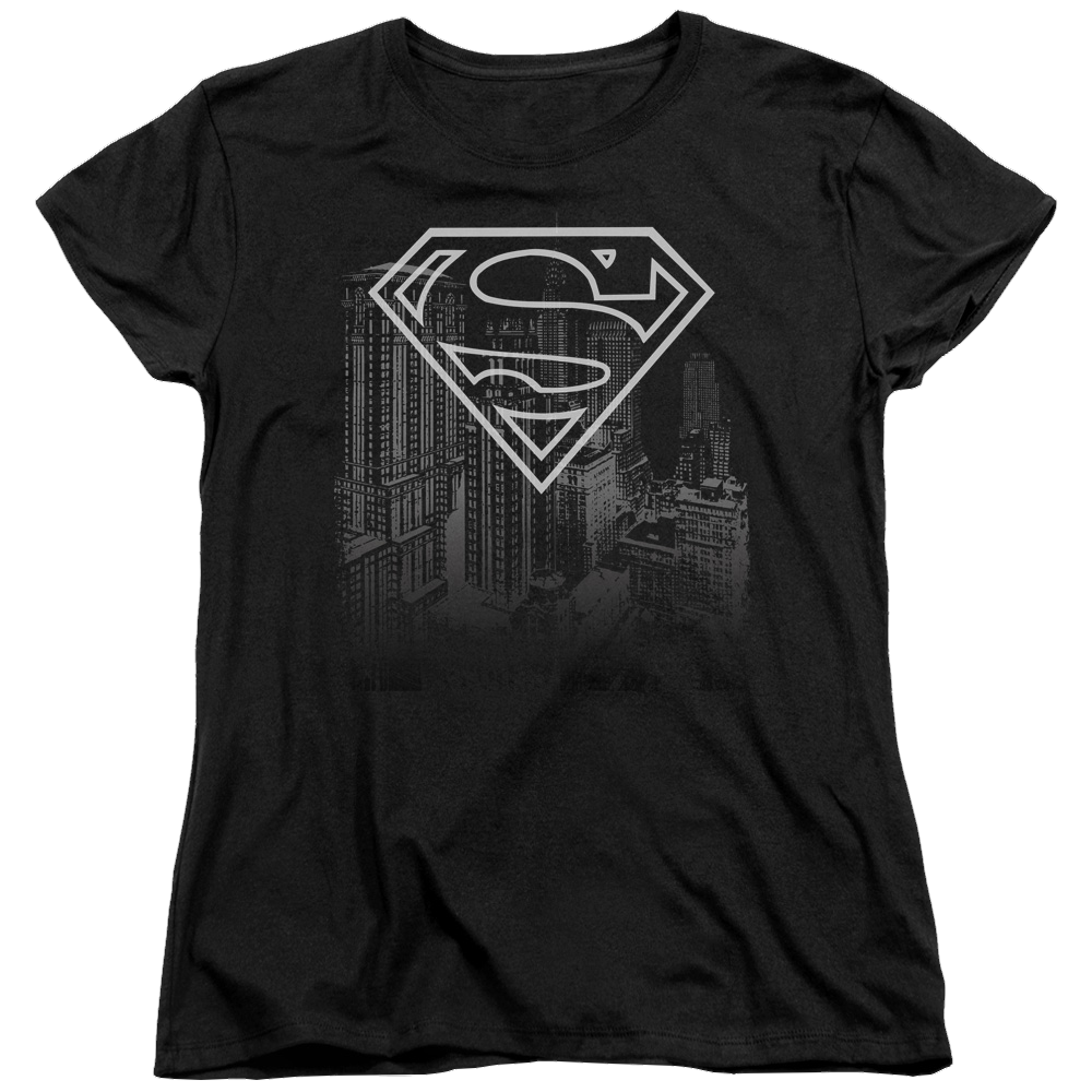 Superman Skyline - Women's T-Shirt Women's T-Shirt Superman