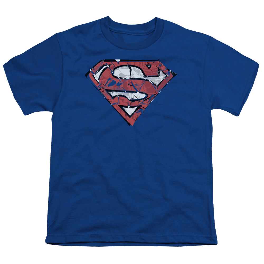 Superman Ripped And Shredded - Kid's T-Shirt Kid's T-Shirt (Ages 4-7) Superman