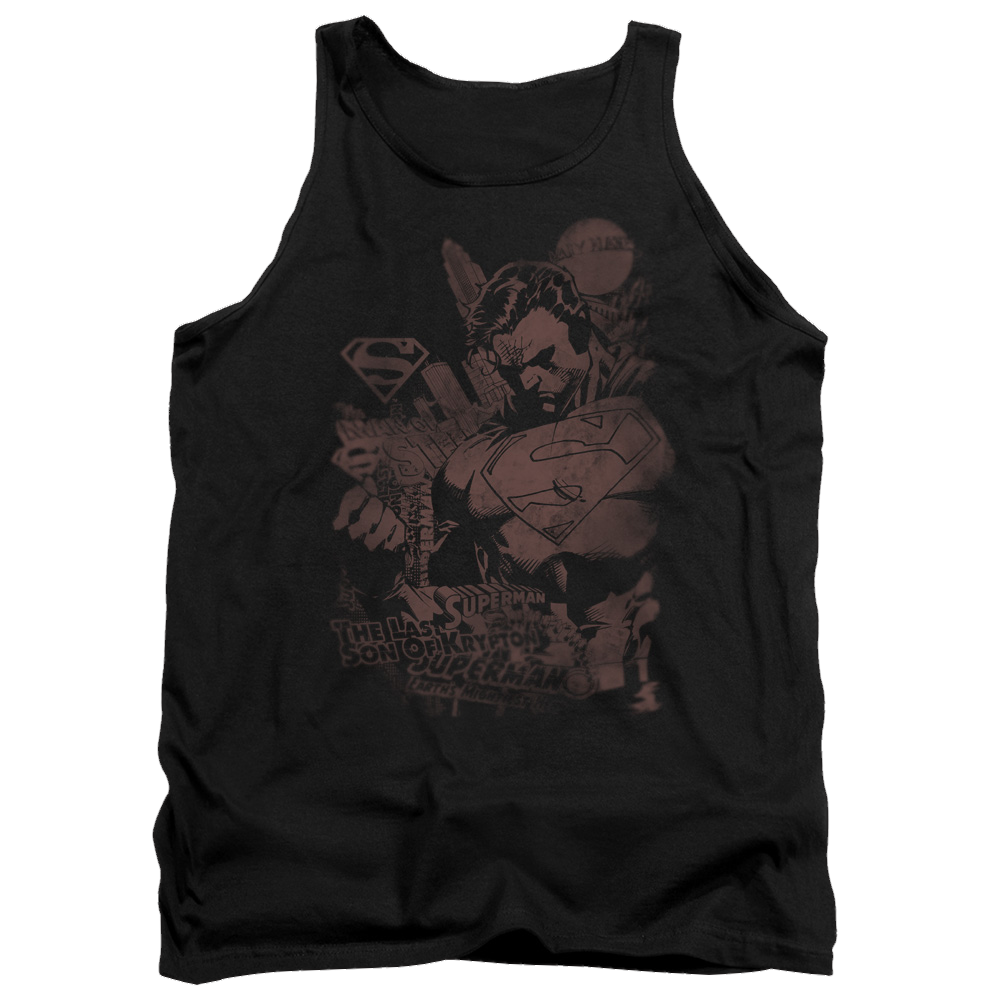 Superman Somber Power - Men's Tank Top Men's Tank Superman
