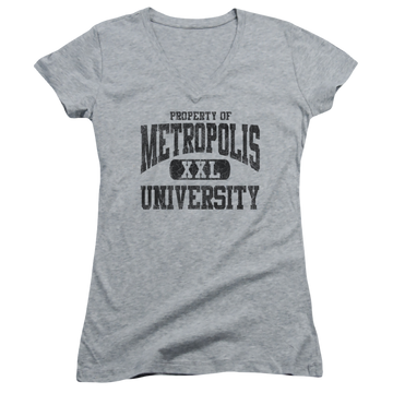 Superman Property Of Mu - Juniors V-Neck T-Shirt Juniors V-Neck T-Shirt Superman