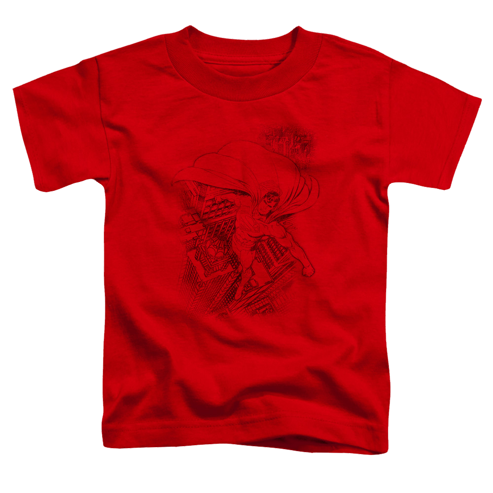 Superman In The City - Toddler T-Shirt Toddler T-Shirt Superman