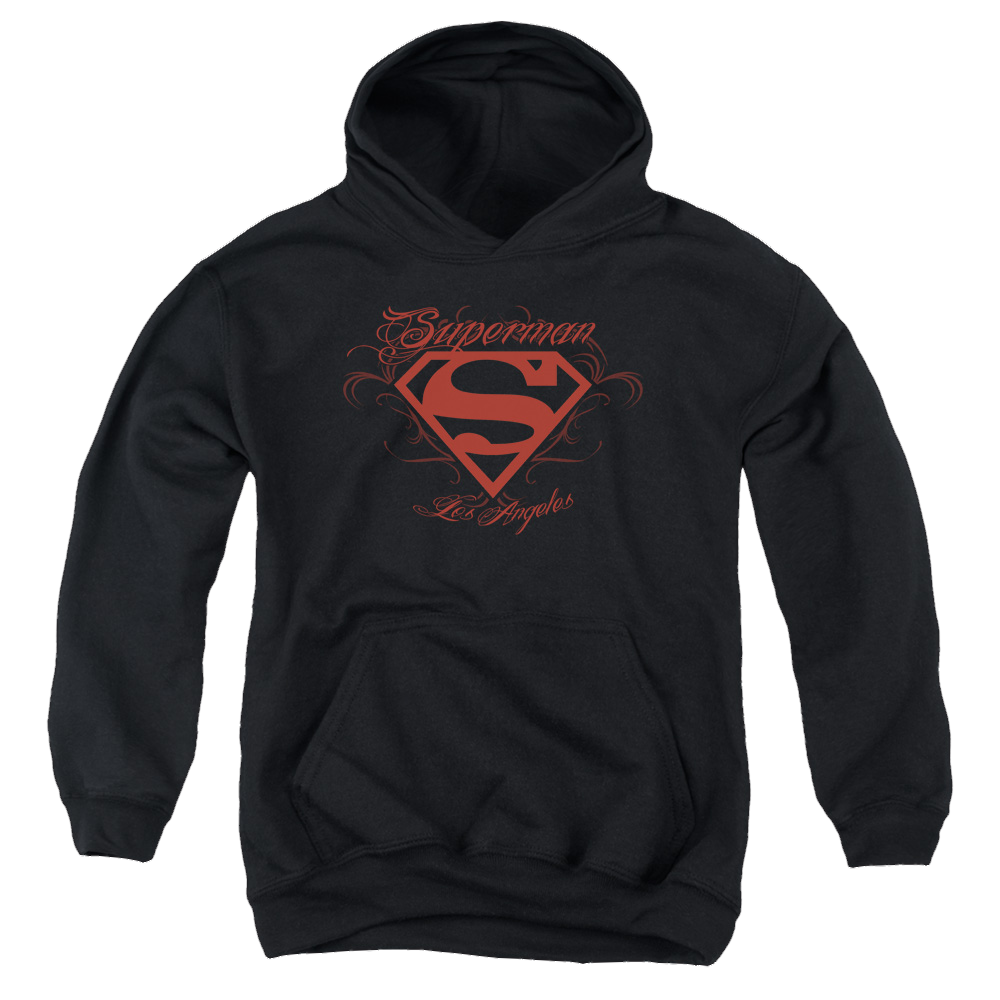 Superman La - Youth Hoodie Youth Hoodie (Ages 8-12) Superman