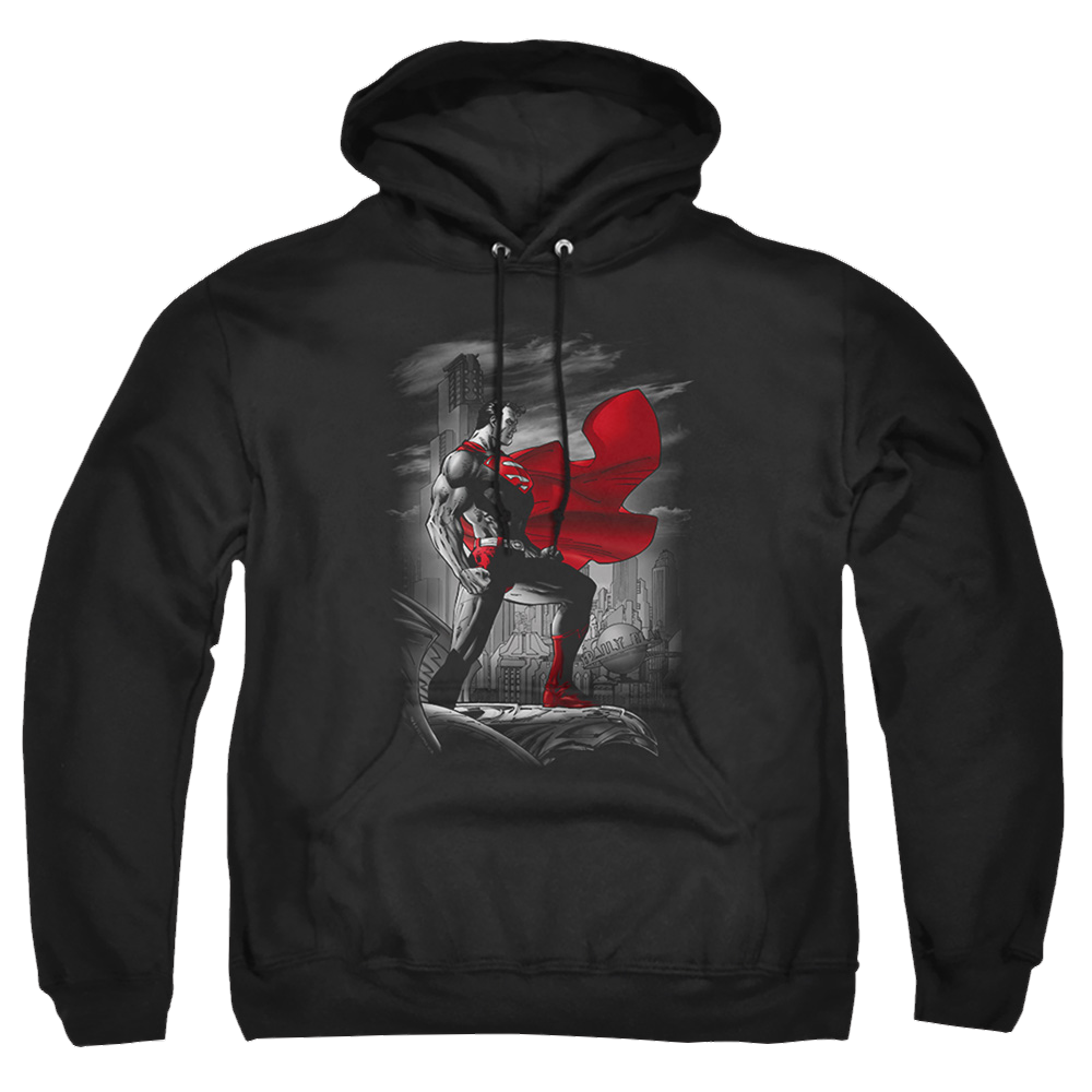 Superman Metropolis Guardian - Pullover Hoodie Pullover Hoodie Superman