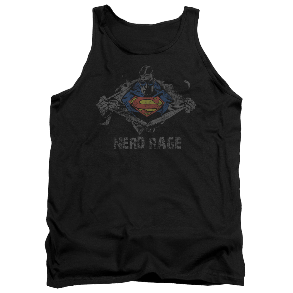 Superman Nerd Rage - Men's Tank Top Men's Tank Superman
