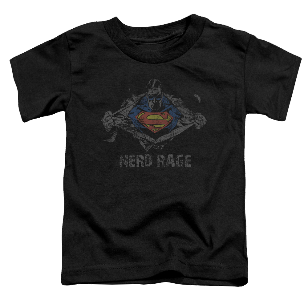 Superman Nerd Rage - Toddler T-Shirt Toddler T-Shirt Superman