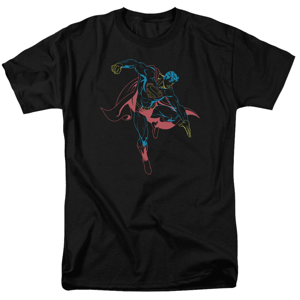 Superman Neon Superman - Men's Regular Fit T-Shirt Men's Regular Fit T-Shirt Superman
