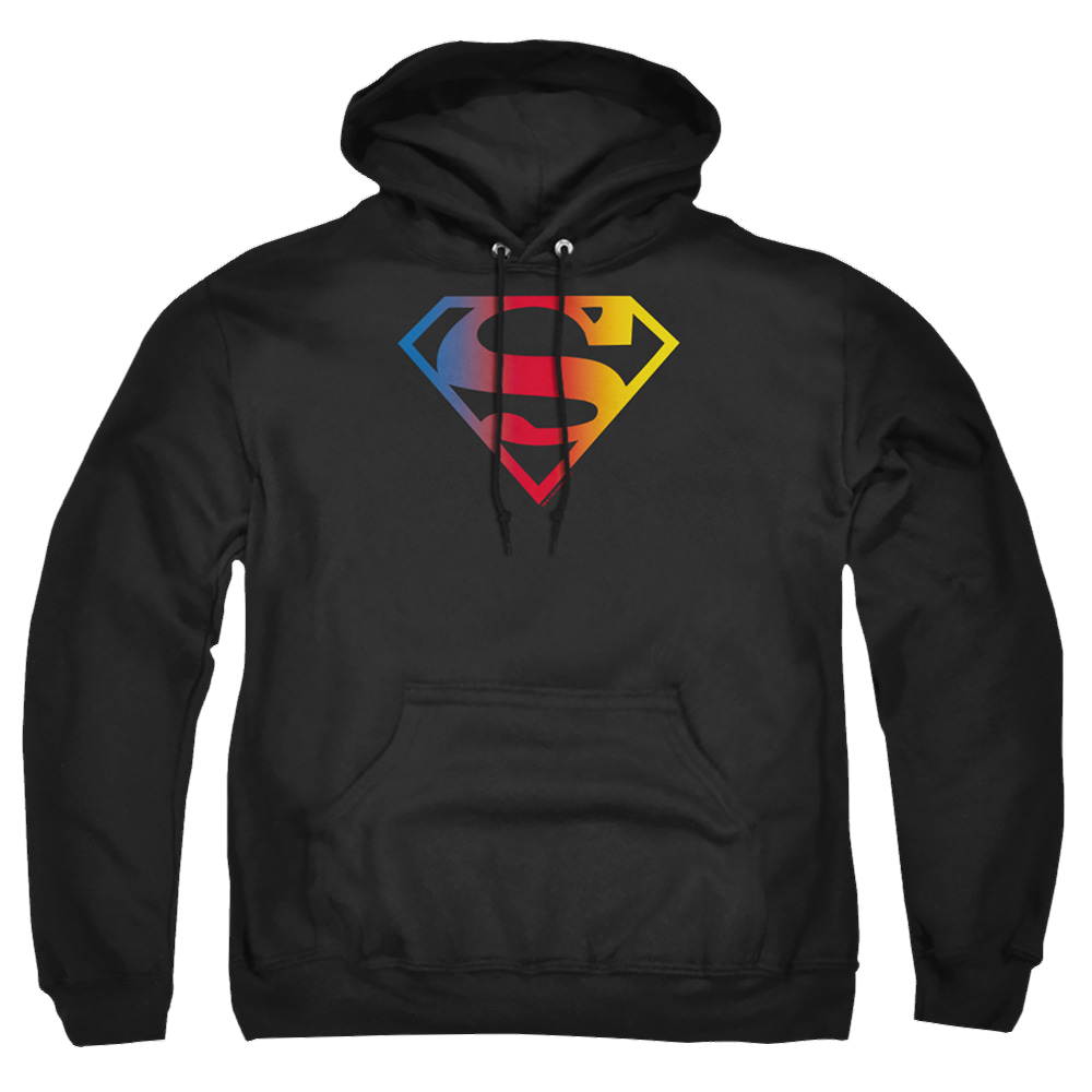 Superman Gradient Superman Logo - Pullover Hoodie Pullover Hoodie Superman