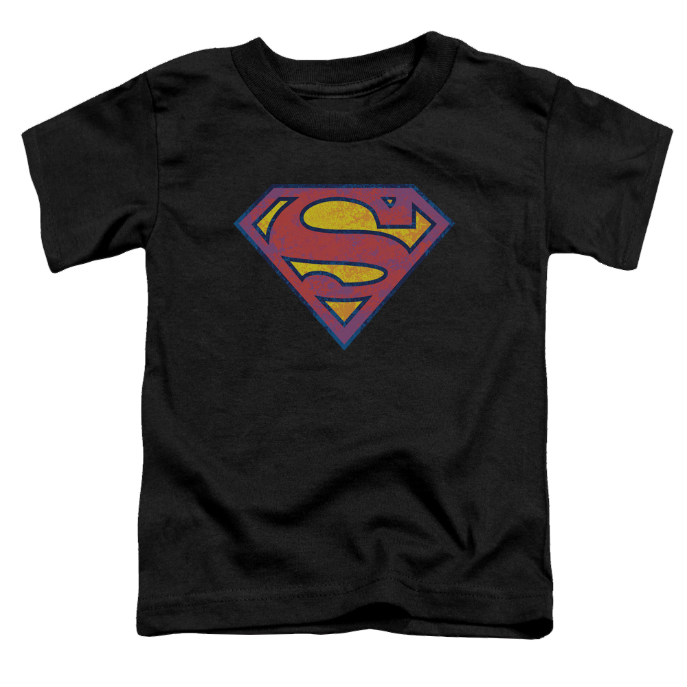 Superman Sm Neon Distress Logo - Toddler T-Shirt Toddler T-Shirt Superman