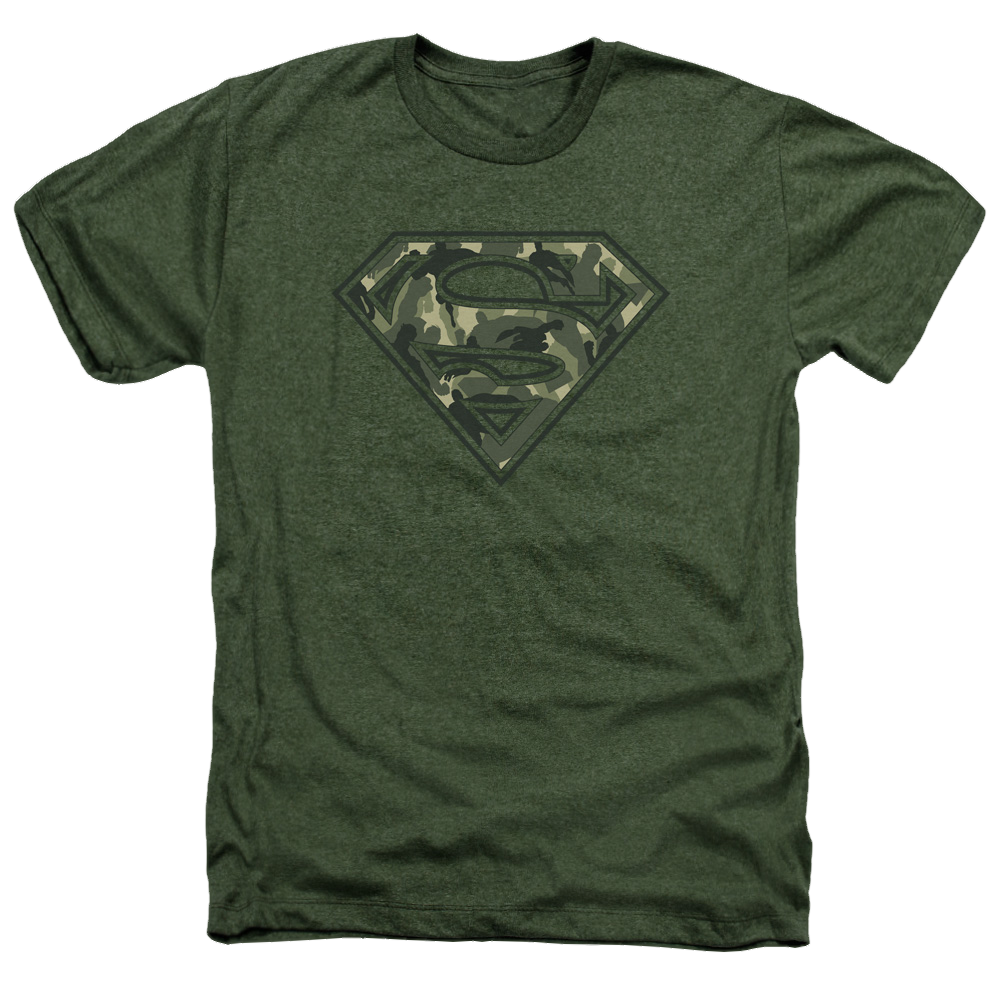 Superman Super Camo - Men's Heather T-Shirt Men's Heather T-Shirt Superman